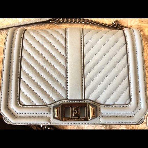 Rebecca Minkoff Chevron quilted Love crossbody - Picture 5 of 7
